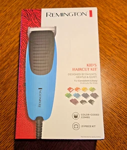 Remington Gentle & Quiet Kids Haircut Kit w/ Color Combs, 21 Piece Kit - NEW - Picture 1 of 11