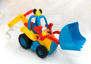 Disney JR Mickey Mouse Plastic Toddler Backhoe - Picture 1 of 3