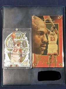 ☆ Michael Jordan 1997 Upper Deck Gold Auto 3 Cards Set Oversize Bulls RARE ☆ - Zdjęcie 1 z 6
