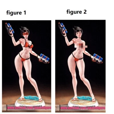 Anime Tracer 1/8 1/6 Unpainted GK Models 3D Printed Figures Resin Kits 24cm 32cm - Image 1 of 4