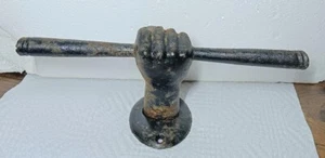 Toilet Paper Hand Holder Cast Iron Decor Collectible - Picture 1 of 3