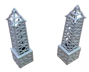 Department 56 Gitter Obelisk zweier Set 1998 Seasons Bay Zubehör #53376 - Bild 1 von 14