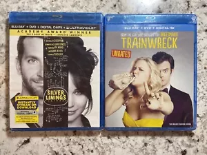 Awesome Blu-Ray Trainwreck & Silver Linings Both New Sealed - Picture 1 of 2