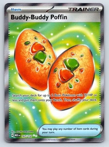 Buddy-Buddy Poffin - Ultra Rare 167/132 - Mega Evolution Pokemon NM/M Ships Now - Picture 1 of 2