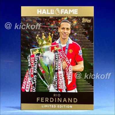 Topps Premier League 2026: FERDINAND Hall of Fame. Man United. Limited Edition - Image 1 of 2