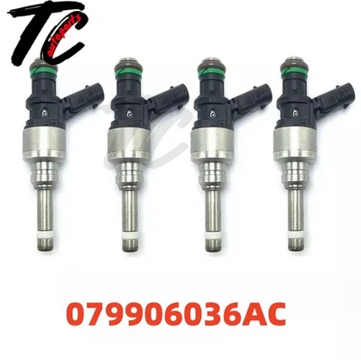 Inyector de combustible para Audi RS3 RS4 RS5 RS6 S3 4.0 4.2 V8 GDI 079906036AD 4 PIEZAS Foto 1 de 4