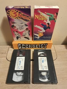 3 Ninjas Kick Back & Knuckle Up (VHS, 1994-95 Columbia Tristar) - Picture 1 of 4