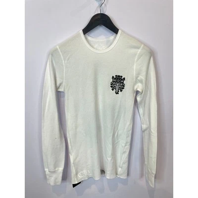 Daga térmica Chrome Hearts Vine LS blanca usada mediana Foto 1 de 4