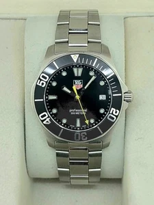 TAG Heuer Aquaracer Black WAB1110 Men’s Quartz Swiss Watch - Imagen 1 de 17