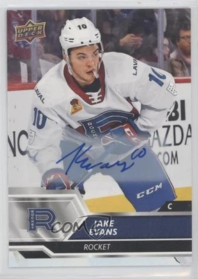 2019-20 Upper Deck AHL Auto Jake Evans #69 Auto - Image 1 of 2