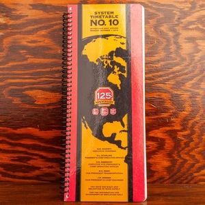 Kansas City Southern System Timetable No.10 125th Anniversary October 2012 - Picture 1 of 6