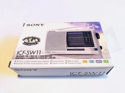 Sony ICF-SW11 FM/SW/MW/LW World Band Stereo Receiver Radio - Image 1 of 4