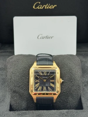 Cartier Santos Dumont 43.5mm Blue Dial Yellow Gold WGSA0115 Unworn 2025 - Image 1 of 4