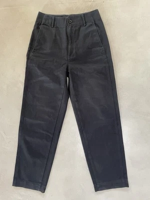 Pantalones chinos de algodón para mujer Uniqlo U negros gris oscuro talla 6 Foto 1 de 4