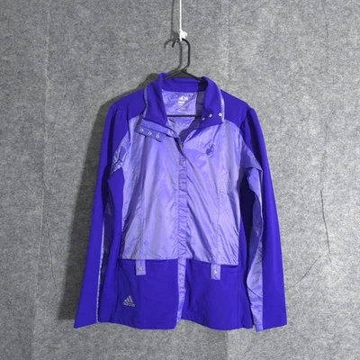 Куртка ветровка Loxahatchee Club Adidas ClimaProof L фиолетовая легкая для гольфа - Изображение 1 из 4
