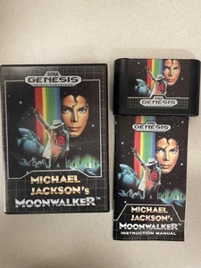 Moonwalker di Michael Jackson (Sega Genesis, 1990) CIB completo come nuovo - Foto 1 di 10