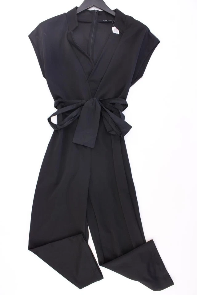 Zara Langer Jumpsuit Classic Jumpsuit für Damen Gr. 36, S schwarz aus Polyester - Bild 1 von 4