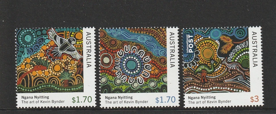 Australia 2025: The Art of Kevin Bynder. Stamps Design Set. Mint Never Hinged. - Image 1 of 1