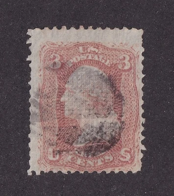 МАРКИ MATT'S SCOTT #88 ДЖОРДЖ ВАШИНГТОН 3 ЦЕНТА 1867 ВЫПУСК E-GRILL, Б/У CV$30 - Изображение 1 из 3