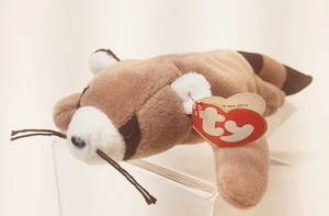 TY BEANIE BABY 3d Gen "RINGO"RACCOON WITH TAGS MWNMT Free Shipping - Picture 1 of 6