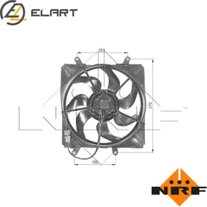FAN RADIATOR 47054 FOR TOYOTA 4A-FE 1.6L 7A-FE 1.8L 3S-FE/1AZ-FSE 2.0L 4cyl - Picture 1 of 6
