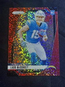 2024 Panini Prizm - Rookies Ladd McConkey #365 Red Sparkle Prizm (RC) - Foto 1 di 2