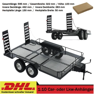 RC Trailer Hopper Anhänger für 1:10 RC Crawler Axial SCX10 90046 AXI03007 GEN8 - Bild 1 von 4