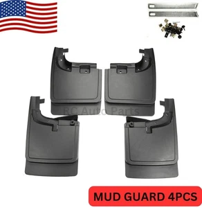 4 PCS Mud Guards Splash Flaps For 17-22 F250 F350 Super Duty w/o Fender Flare - Picture 1 of 2