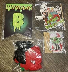 Ghostbusters Birthday Party Decorations:1Banner,18ct Balloons,25ct Cupcake Toppe - Picture 1 of 5