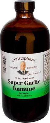 Christopher's Original Formulas Super Garlic Immune 16 oz  Foto 1 de 2
