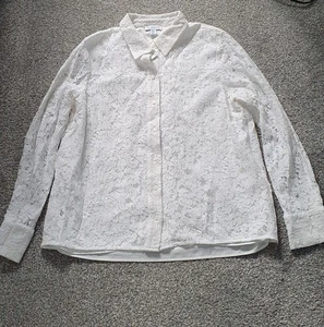 Beautiful Wallis Lace Blouse size 16 - Picture 1 of 3