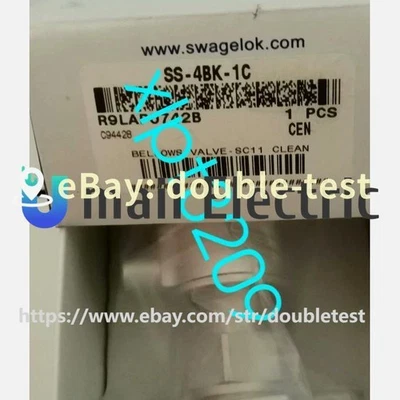 NEW Swagelok SS-4BK-1C Stainless steel corrugated FedEx or DHL#dou - Image 1 of 2