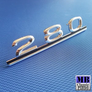 Mercedes Benz W123 280 trunk lid emblem designation 1238170715 - Picture 1 of 4