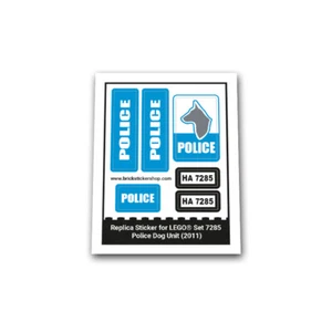 Replacement Sticker for Set 7285 - Police Dog Unit - Picture 1 of 2