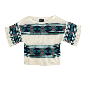 American Eagle Southwestern Summer Aztec Sweater-S-GUC - Picture 1 of 6