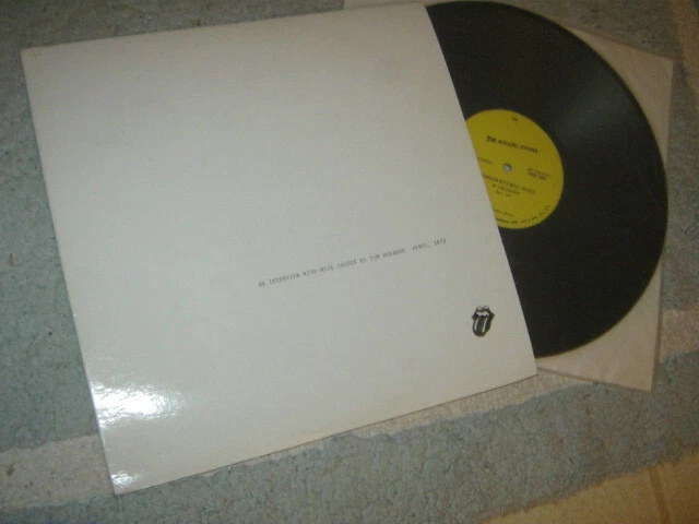 ROLLING STONES "Mick Jagger/Tom Donahue Interview April '71" RADIO/PROMO-ONLY LP - Image 1 of 1