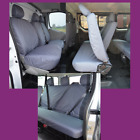 Tailored Waterproof (NoArms) Grey Seat Covers for Renault Trafic Minibus 06-14 
