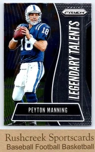 2019 Panini Prizm #LT-PM Peyton Manning Legendary Talents - Picture 1 of 2