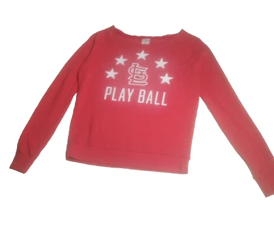 Женская флисовая толстовка St Louis Cardinals размер S/P красная Victoria's Secret розовая - Изображение 1 из 4