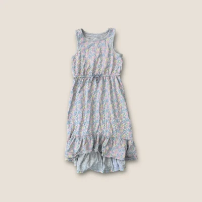 Circo Printed Sleeveless Casual Dress Gray Combo 4T - Image 1 of 3