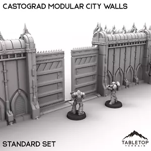 Murallas modulares de la ciudad Castograd - Mesa de Wargaming gótica Grimdark - Imagen 1 de 10