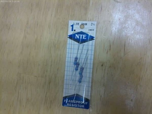 NTE ELECTRONICS 1 WATT 6.8K OHMS 2% FLAMEPROOF RESISTORS 1W268,4/PKG 6800 OHMS - Picture 1 of 3