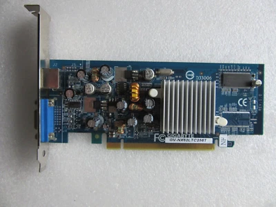 Retro Gigabyte Nvidia GeForce 6200 TC 256MB VGA TV-OUT Graphics Video Card PCI-e - Image 1 of 4