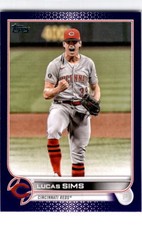 2022 Topps Update Purple US161 Lucas Sims