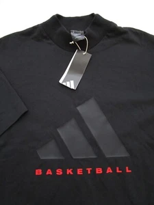 Mens Small Adidas Basketball One CTN shirt mock neck black NWT - Picture 1 of 7