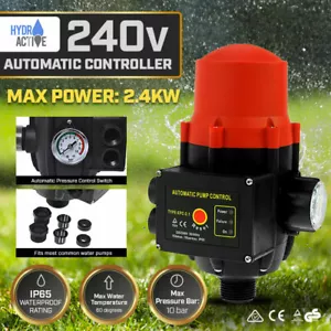 AUTOMATIC WATER PUMP CONTROLLER PRESSURE SWITCH ELECTRIC ELECTRONIC CONTROL - Picture 1 of 6