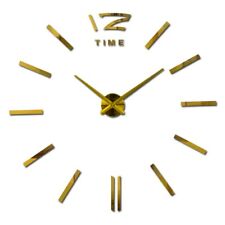 diy wall clock living room new acrylic quartz watch  3d clocks reloj de pared