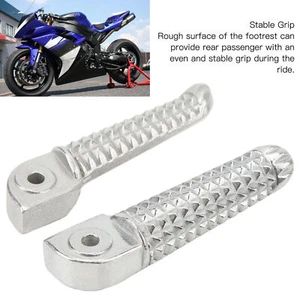 2pcs Motorcycle Foot Pegs Stable Grip Rear Foot Pedal Replacement for R1 R6 MT09 - Picture 1 of 12