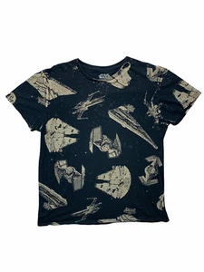 Star Wars Raumschiffe Unisex Grafik T-Shirt - Größe L - Schwarz - Bild 1 von 8