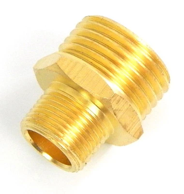 BEAUTY HEADQUARTERS Salon Shampoo Bowl Faucet Adapter 3/8"Male - 1/2"Male Water Hose Connector